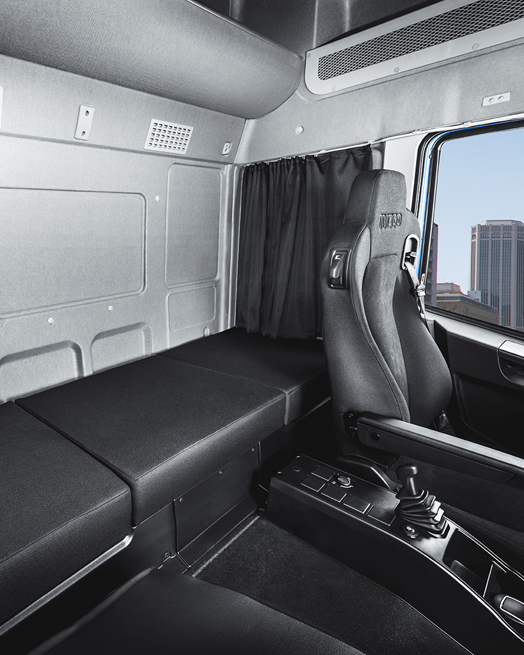 IVECO Eurocargo bed area.