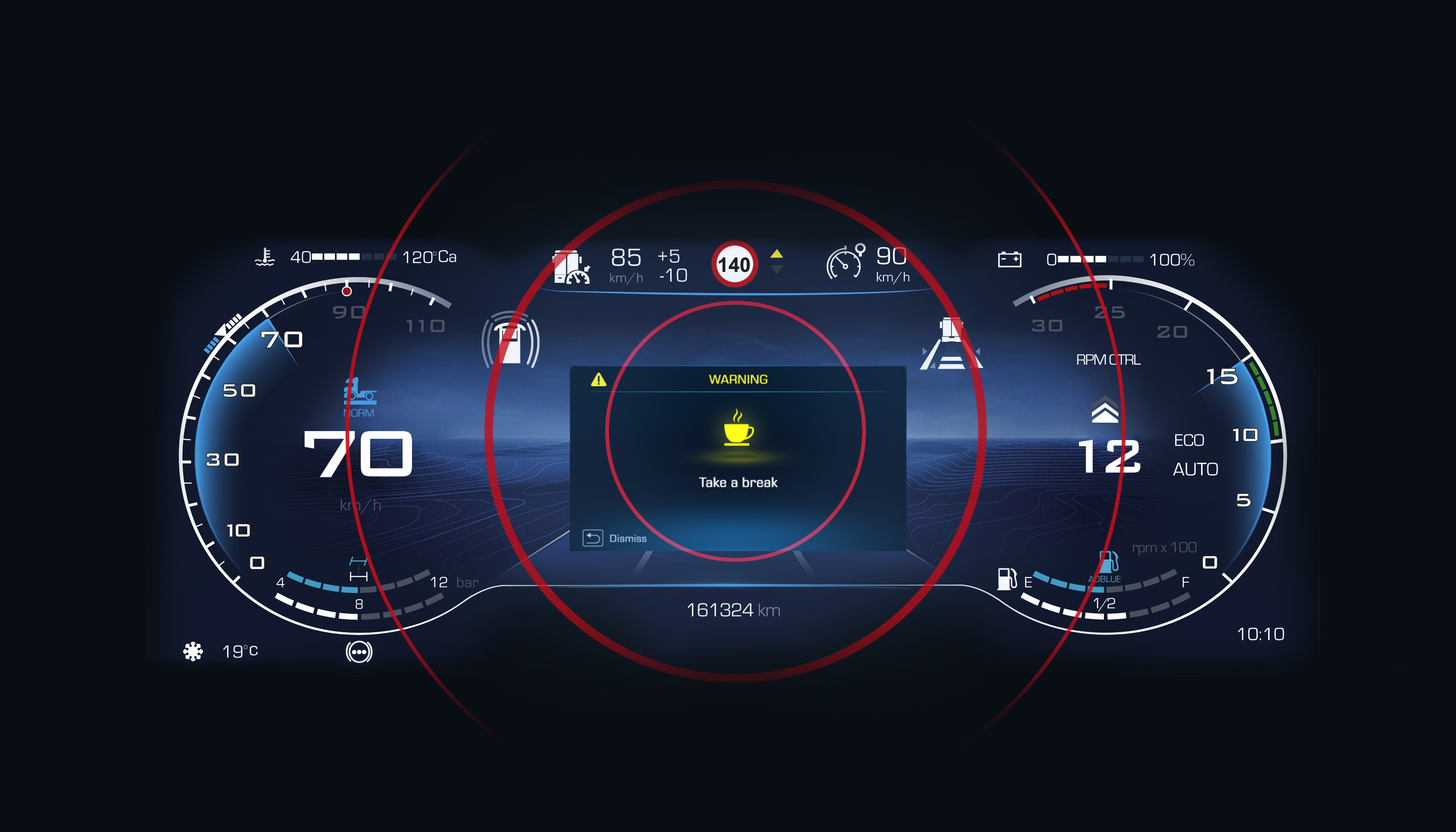 IVECO S-Way DDAW system.