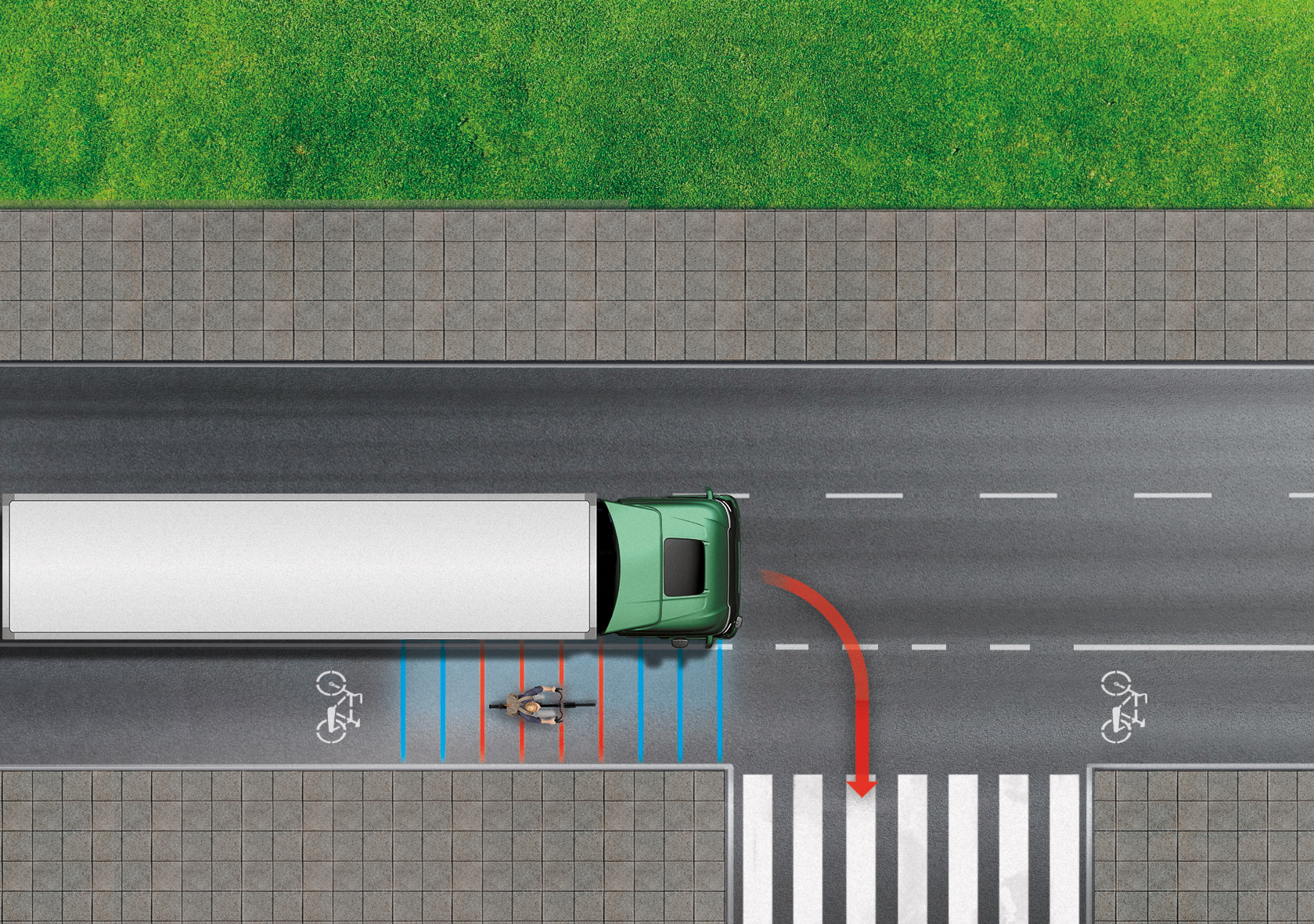 IVECO S-WAY Turning right